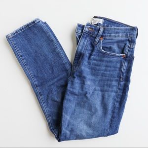 Madewell High-Rise Slim Crop Boyfriend Denim Jeans